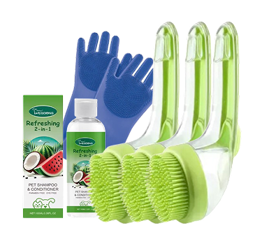 PawLux 2-in-1 Pet Bath Brush